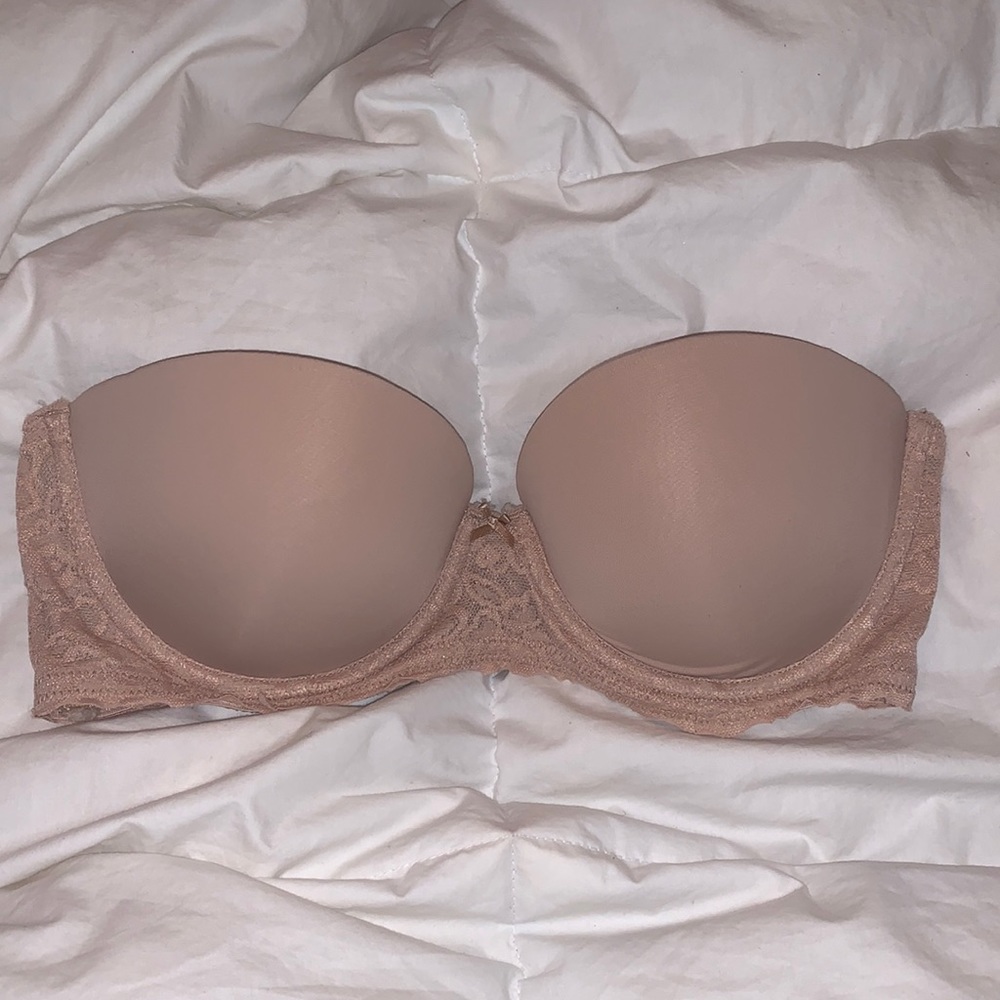 Aerie Strapless Nude Bra 34C